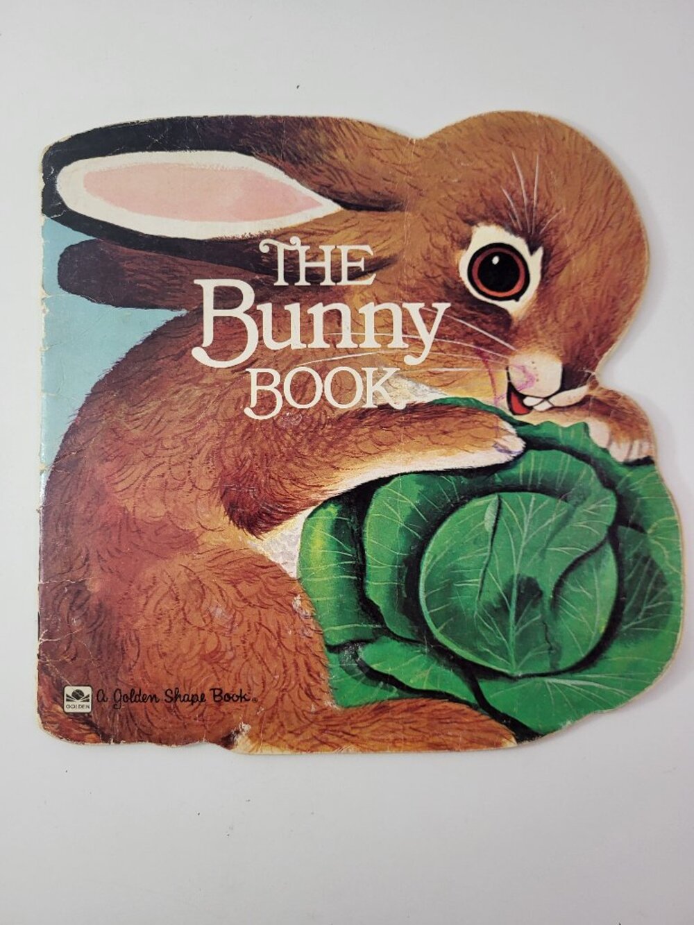 The Bunny Book - 1965 Vintage Golden Shape Book (Die-Cut Hardcover)